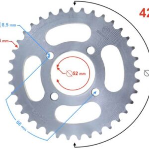 Zębatka tylna 37/420 cross 110