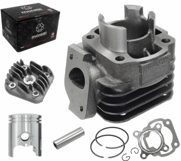 Cylinder i głowica skuter 2t 50cc 1pe40qmb sw.10mm - obrazek 2