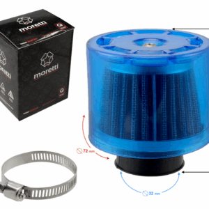 Filtr powietrza stożkowy niebieskiśrednica 32mm