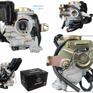 Gaźnik gy650cc 4tp.18 mmssanie automatycznemetalowa pokrywa