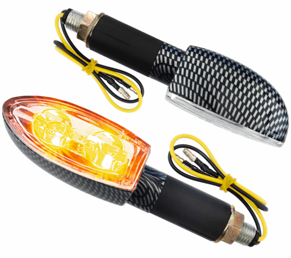 Kierunkowskazy uniwersalne mrt-046ledowe 12 diod smd kolor karbon e- mark - obrazek 3