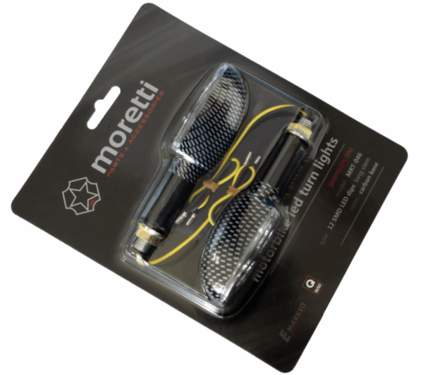Kierunkowskazy uniwersalne mrt-046ledowe 12 diod smd kolor karbon e- mark - obrazek 4