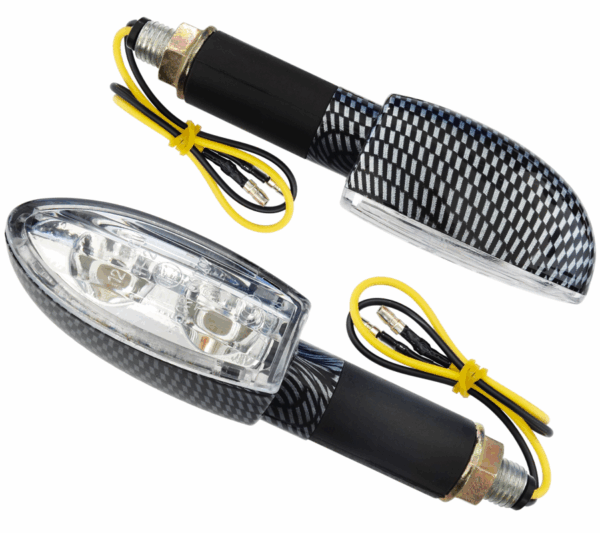 Kierunkowskazy uniwersalne mrt-046ledowe 12 diod smd kolor karbon e- mark - obrazek 2