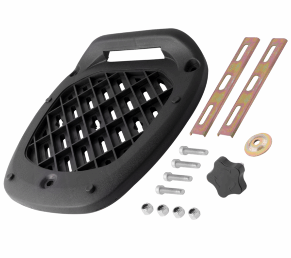 Kufer bagażnik mr-80728 lczarnybiały odblask - obrazek 2