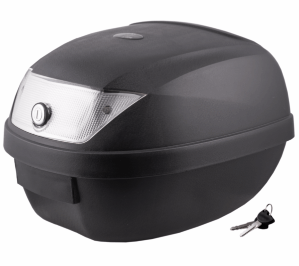 Kufer bagażnik mr-80728 lczarnybiały odblask