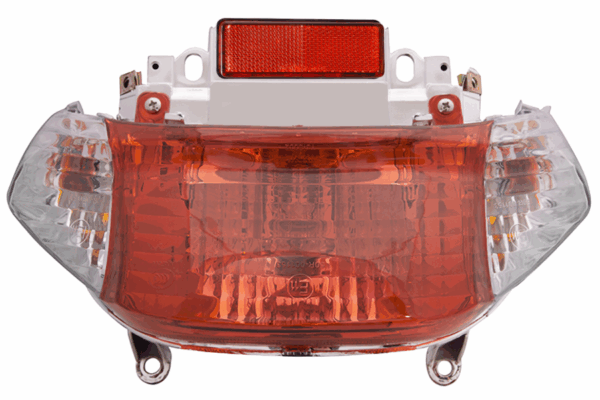 Lampa tylna skuter 21 białe klosze - obrazek 2