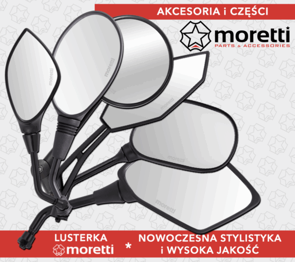Lusterka r+r średnica gwintu 8mm skuter challenger 2 z homologacją - obrazek 3