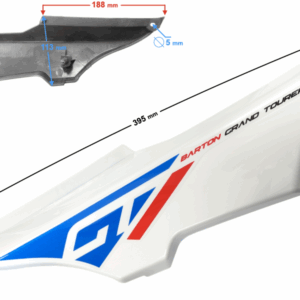 Obudowa boczna prawa cz.2 biała gt 125