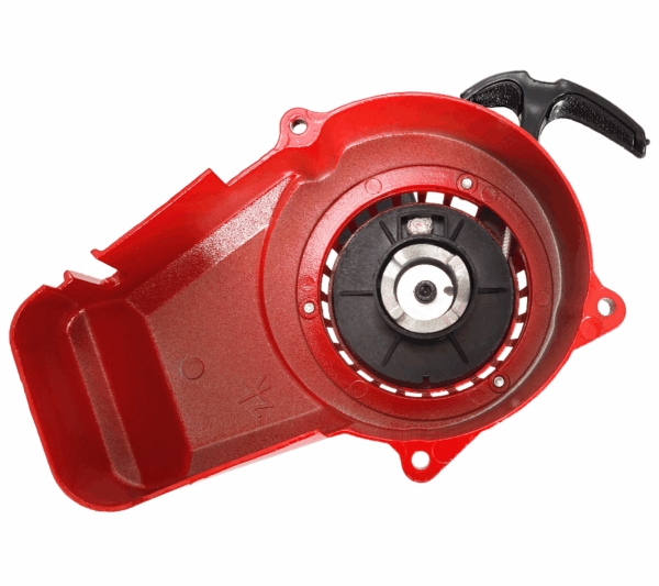 Pokrywa silnika szarpaka pocket bike aluminiowa czerwona - obrazek 3