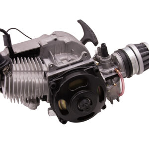 Silnik poziomy pocket bike60cc 2tautomatsrebrny