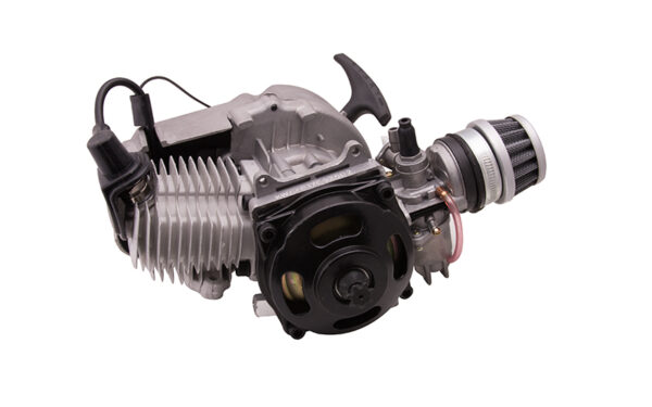 Silnik poziomy pocket bike60cc 2tautomatsrebrny