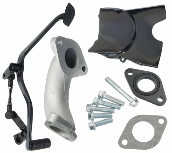 Silnik poziomy 157fmj150cc 4t4-biegowy manualczarnyz rozrusznikiem - obrazek 4