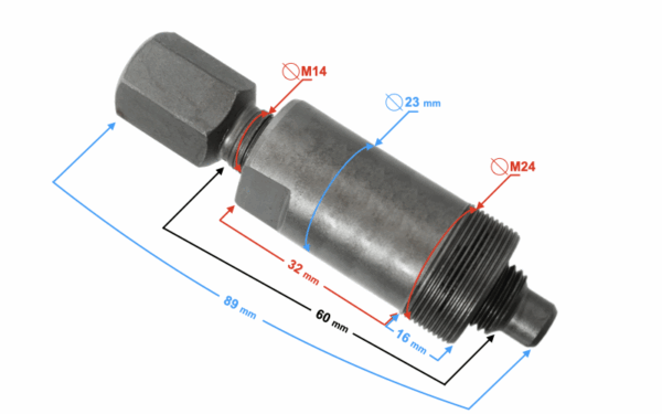 Ściągacz koła magnesowego skuter 50cc 4t gwint prawy - obrazek 6