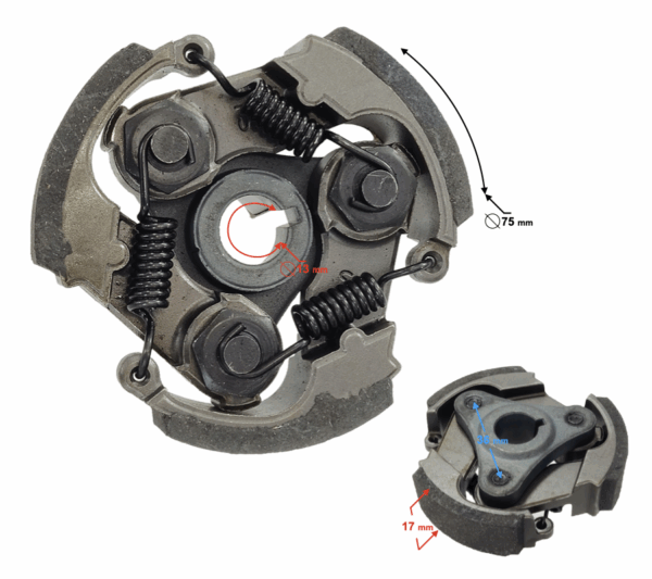 Szczęki sprzęgła pocket bike - obrazek 4