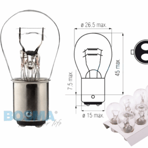 Żarówka bosma 12v 18/5w bay15d 1567 op 10 szt