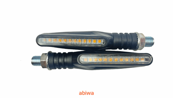 Kierunkowskazy Kpl Led Podłużne 2sztuki Z Homologacją 12 Ledów MotoGeneric - obrazek 2