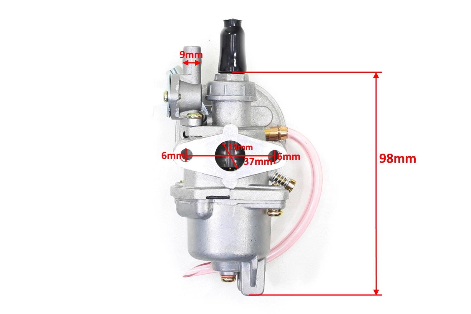 Gaźnik pocket mini cross 50 2t xh8107 13mm fu Gaźnik pocket mini cross 50 2t xh8107 13mm fu - obrazek 2