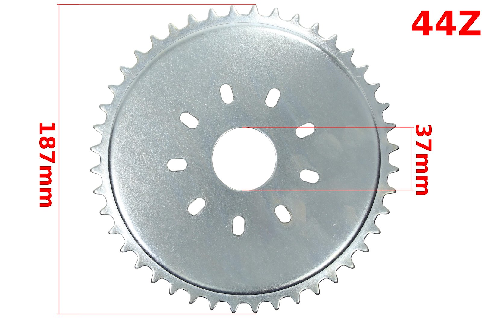 Zębatka tył do silnika rowerowego 44z