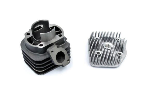 Cylinder Żeliwny Z Głowicą Power Force Aprilia Scarabeo Yamaha Jog Benelli K2 Minarelli Horizontal 47mm 2t - obrazek 2