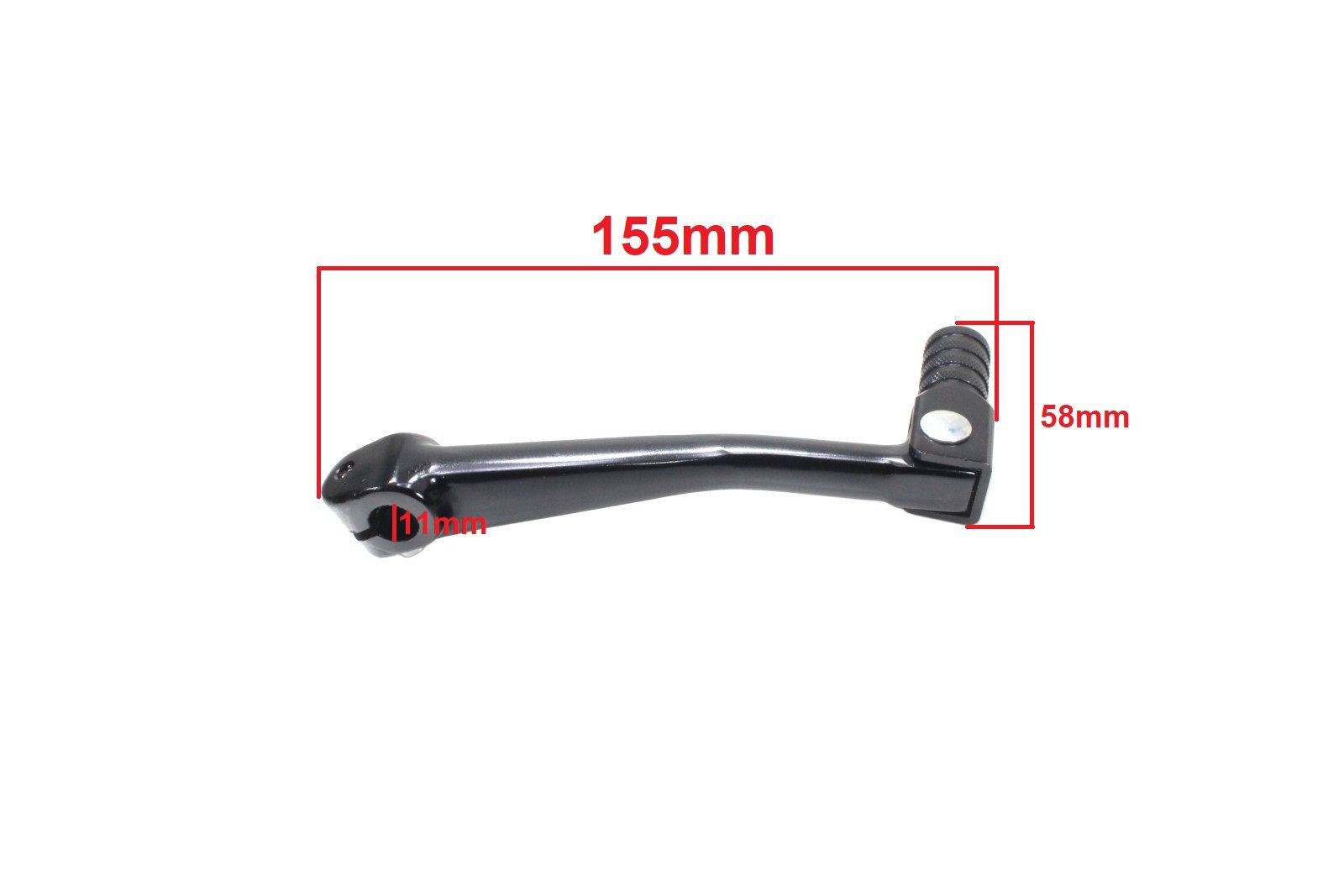 Dźwignia zmiany biegów cross 125 alu czarna bri Dźwignia zmiany biegów cross 125 alu czarna bri - obrazek 2