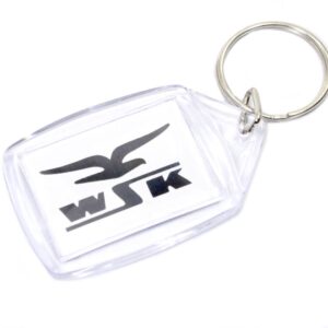 Brelok breloczek wsk biało czarny k10