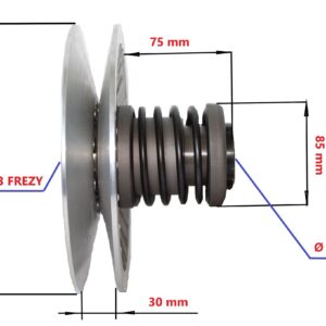 Tylne Koło Pasowe Kompletne Cf Moto 500hl Sot00003