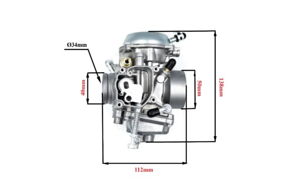 Gaźnik Power Force Pd34j-2 Polaris Ranger 400/500 Magnum 325/500ccm Gzc000060 - obrazek 5