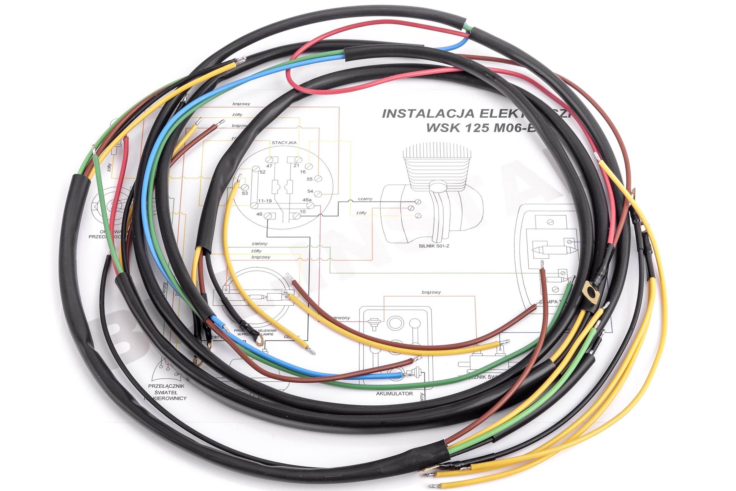 Instalacja Elektryczna Wiązka Wsk 125 M06 B1 Instalacja Elektryczna Wiązka Wsk 125 M06 B1 - obrazek 2
