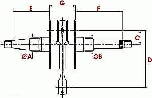 Wał Korbowy Yx110 Apollo Rxf Junior Wał Korbowy Yx110 Apollo Rxf Junior - obrazek 3