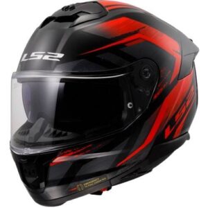 Kask ls2 ff808 stream ii fury black red-06 s