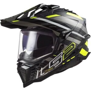 Kask ls2 mx701 explorer c edge black h-v yellow m