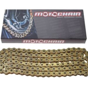 Łańcuch napędowy 112 ogniw 415h motochain złoty