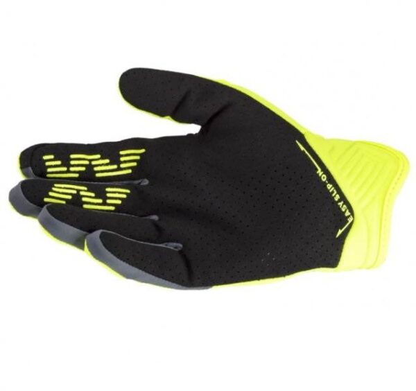 Rękawice ls2 bend man h-v yellow grey s - obrazek 2