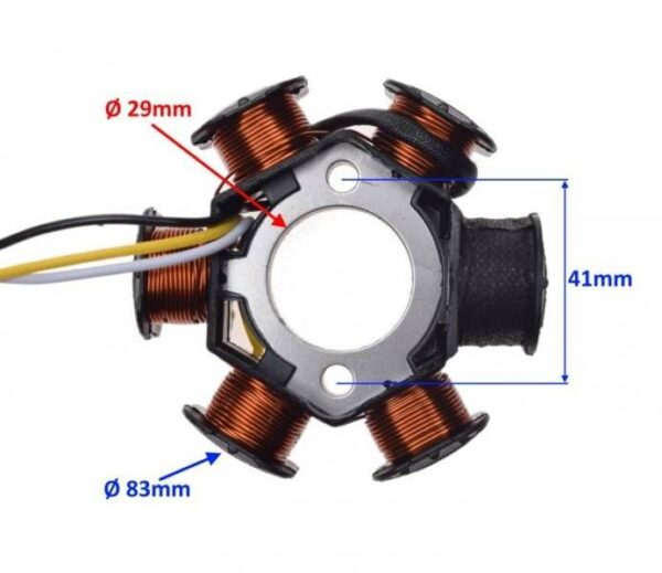 Stator iskrownik 6 cewek peugeot ludix - obrazek 3
