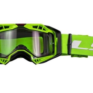 Gogle ls2 aura czarno-zielone