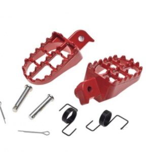 Podnóżek kierowcy czerwony honda crf50 pitbike