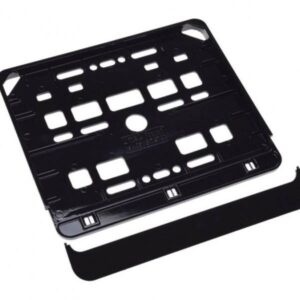 Ramka tablicy rejestracyjnej motocykl czarna met