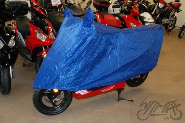 Pokrowiec na motocykl max 650 ccm niebieski