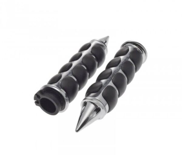 Manetka chrom aluminium guma 7/8" 22 mm