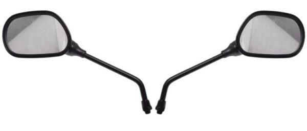 Lusterko owal czarne m8 mp101-l