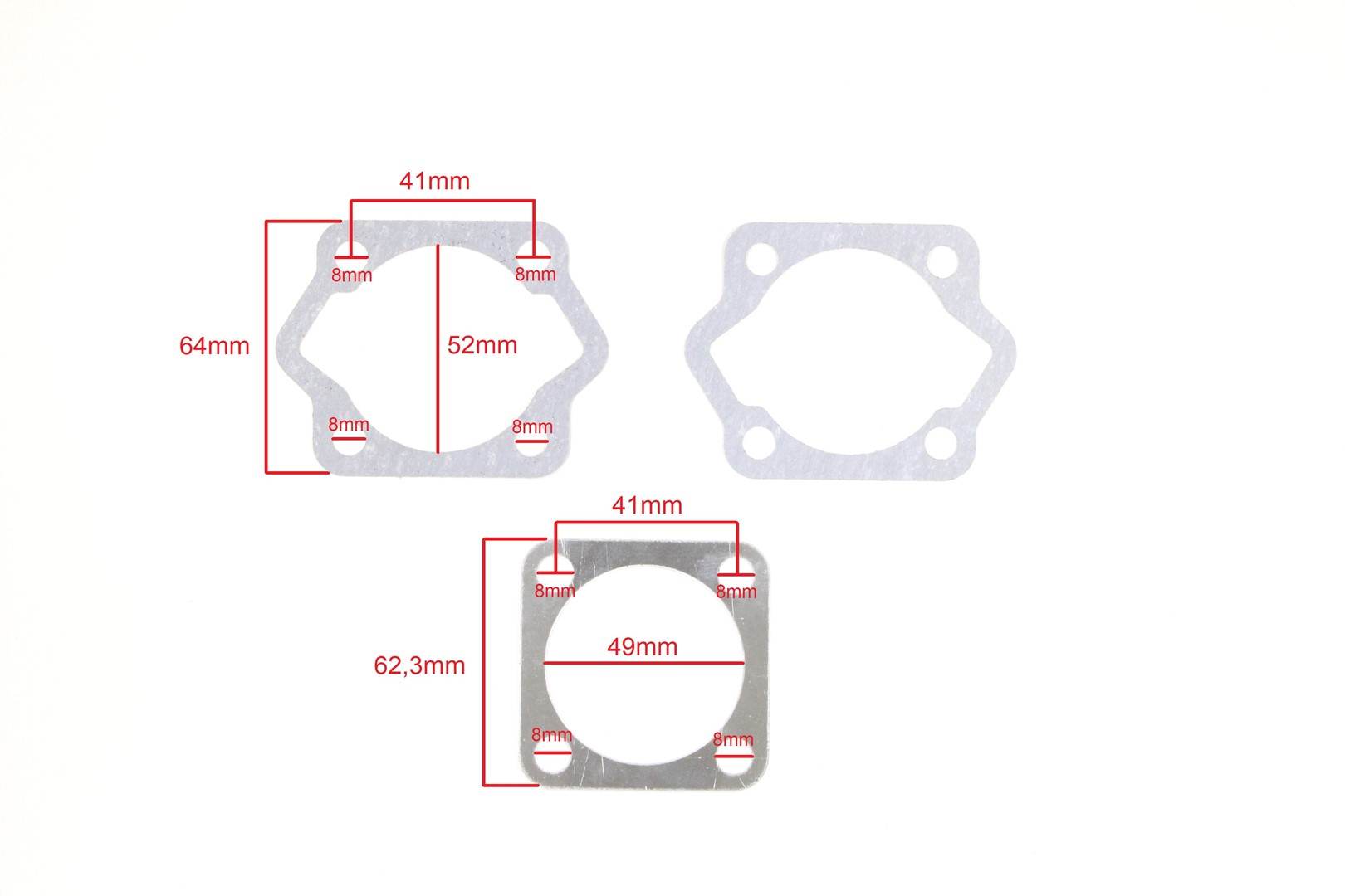 Uszczelka cylindra/głowicy silnika rowerowego 80 kpl. Uszczelka cylindra/głowicy silnika rowerowego 80 kpl. - obrazek 2