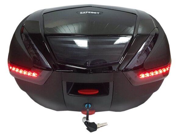 Kufer centralny hf e68 black 48l światło stop led - obrazek 2