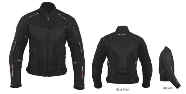 Kurtka tekstylna vig-16505 czarna xl
