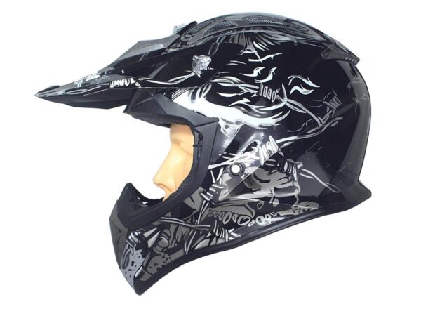 Kask safebet hf-116 black q84 m (brak ece) - obrazek 2