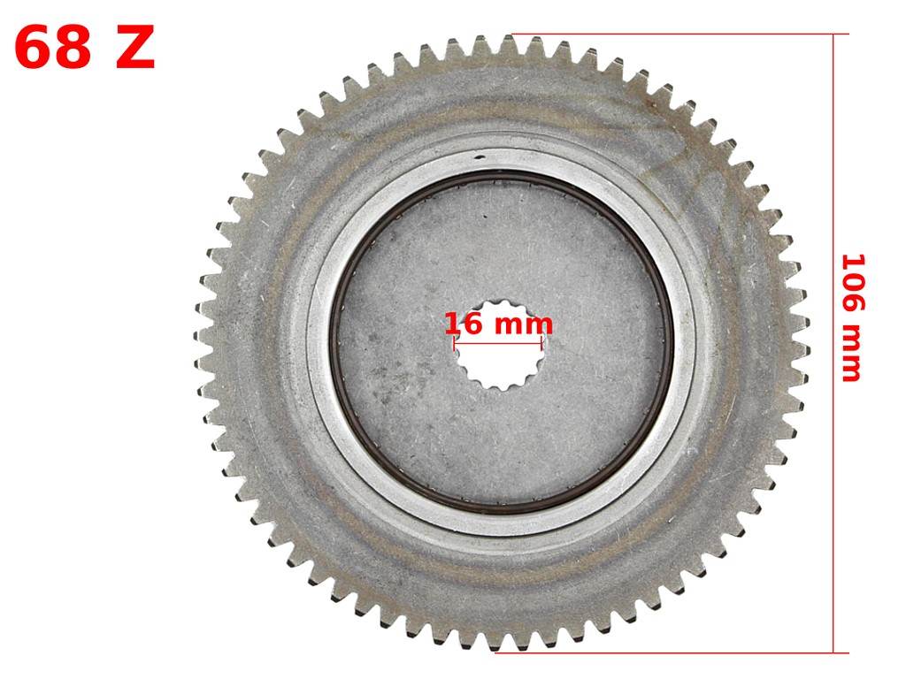Sprzęgło rozrusznika keeway 16mm rob Sprzęgło rozrusznika keeway 16mm rob - obrazek 2