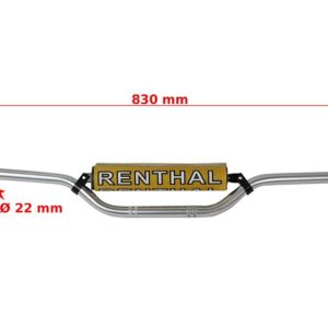 Kierownica rental ftc srebrna di