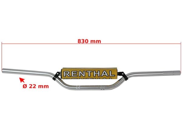 Kierownica rental ftc srebrna di