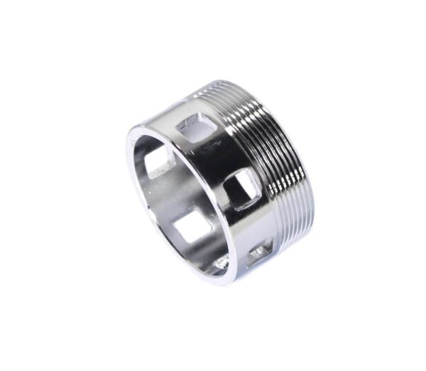 Nakrętka kolanka wydechu mz ts 250 chrom duells di - obrazek 3