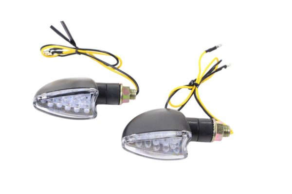 Kierunkowskaz led strzałka gy 200 biały krótki kpl. Sc
