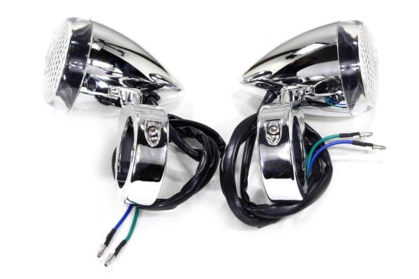 Kierunkowskaz led okrągły biały z obejmą cl-173 sc - obrazek 4